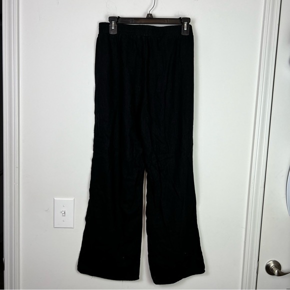 Ambiance Apparel pants womens medium Drawstring Waist Loose fitting linen blend - Picture 3 of 6